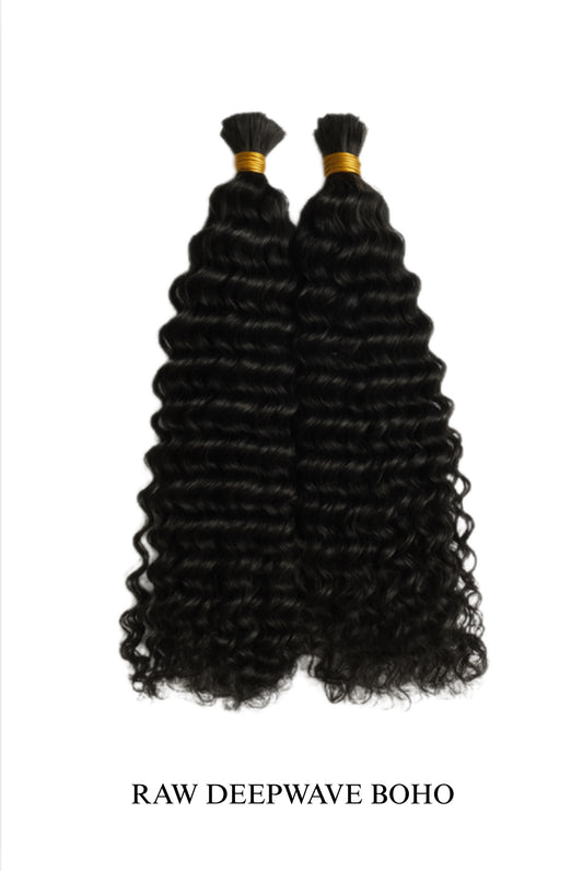 100% RAW HUMAN BOHO HAIR
